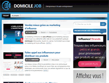 Tablet Screenshot of domicile-job.net